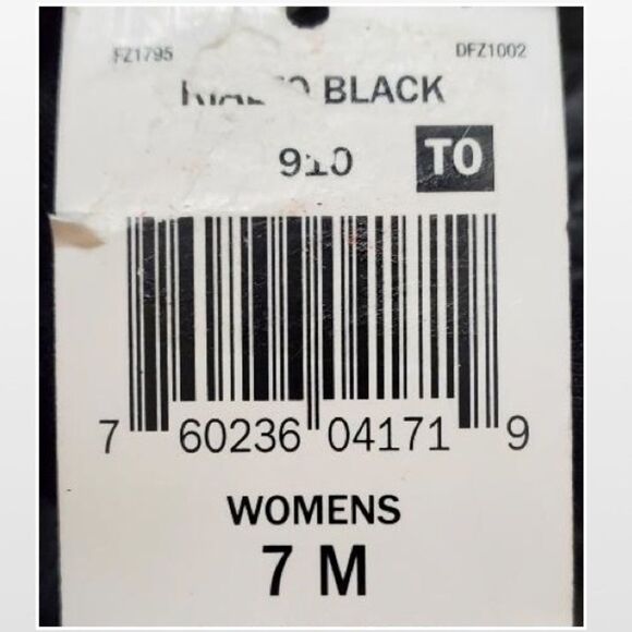 New Falls Creek Sandals Womens Size 7 Black Cloth Strappy Flat Shoes NWT - Picture 15 of 15